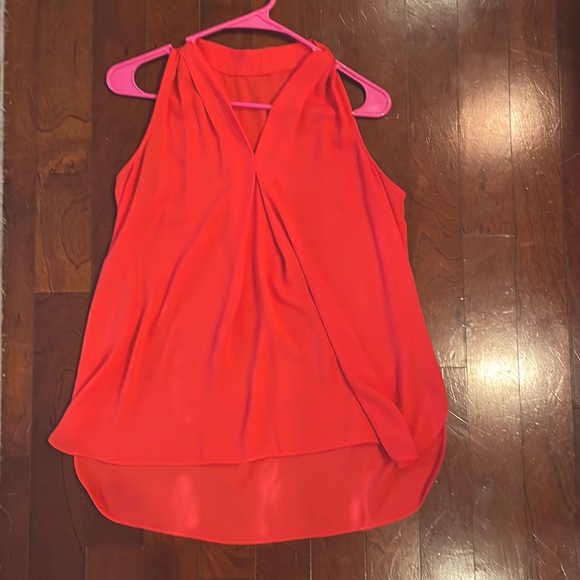 TJ Maxx Tops - TJ Maxx Burnt Orange Sleeveless Flowy Blouse